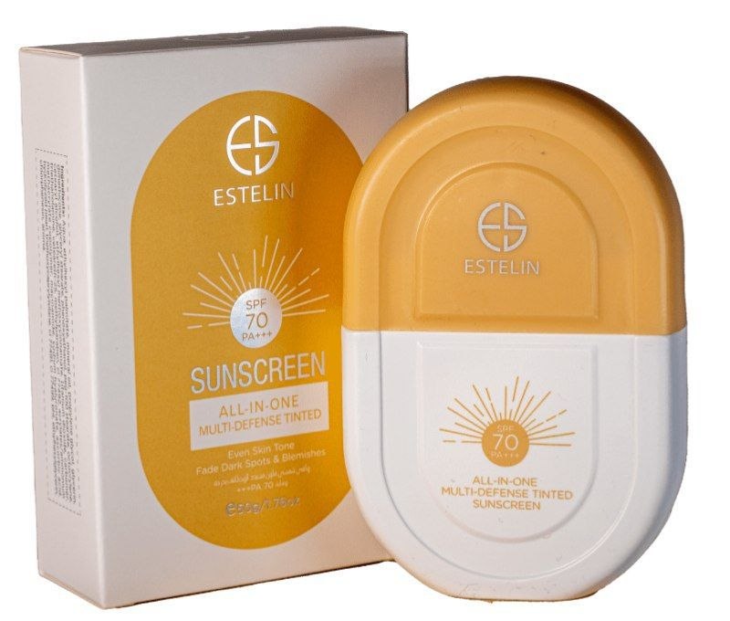 ضد آفتاب تینتی استلین SPF ۷۰ حجم ۵۰ میل