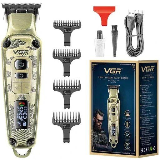 ماشین اصلاح وی جی آر مدل VGR901 با تیغه کربن استیل و برش مستقیم