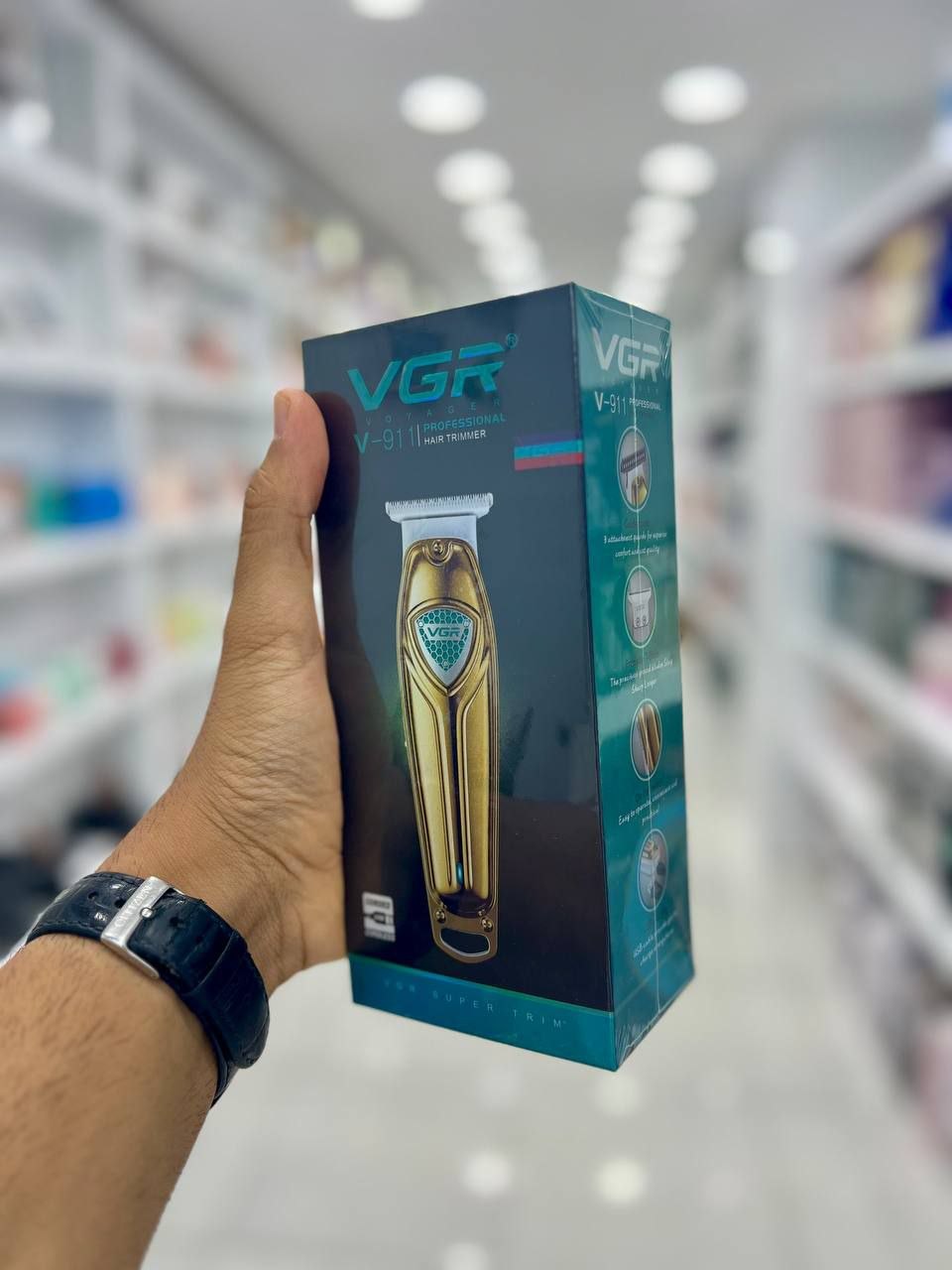 ماشین اصلاح وی جی آر مدل V-911 با تکنولوژی برش مستقیم و صفرزن